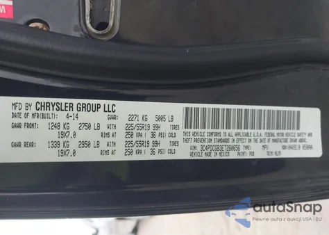 2014 Dodge Journey Crossroad from USA, damaged, VIN 3C4PDCGB3ET260656